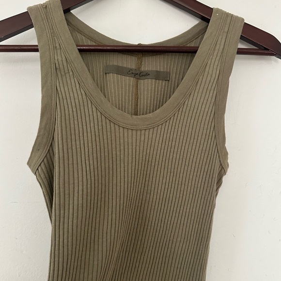 Enza Costa Taupe Maxi /midi Dress - Picture 7 of 7